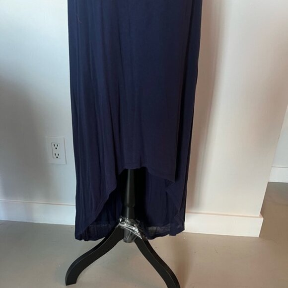 Navy Kensie Dress with Yellow Beading - Picture 6 of 8